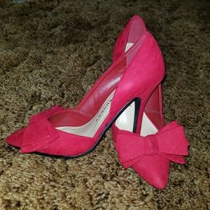 Red Bow Heels